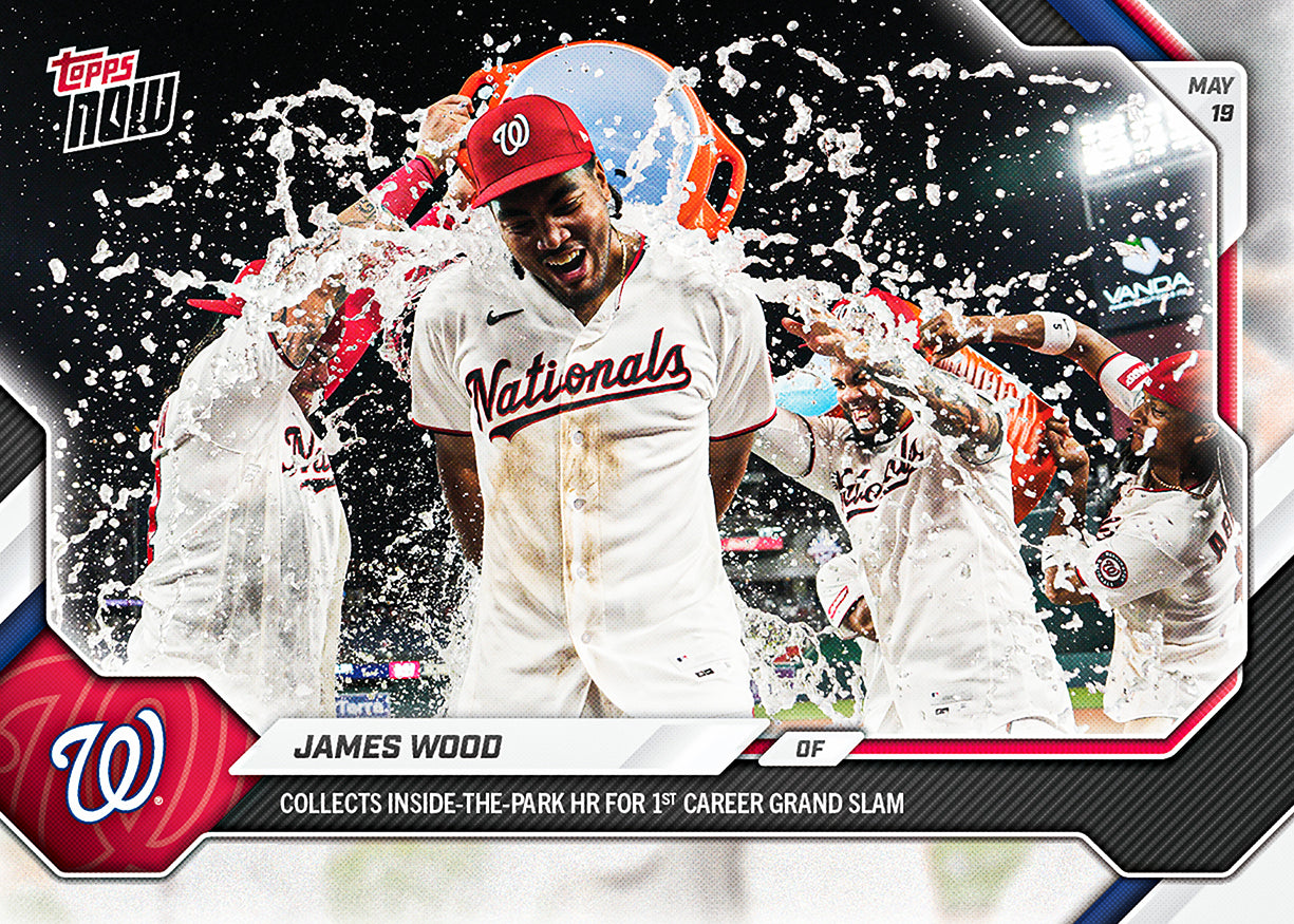 James Wood - 2026 MLB Topps NOW - Card 220 - PR: 2020 - Image 2