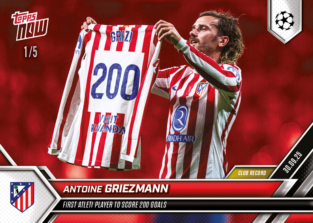 Antoine Griezmann - 2025-26 UCL Topps NOW - Card 25 - PR: 1683 - Image 4