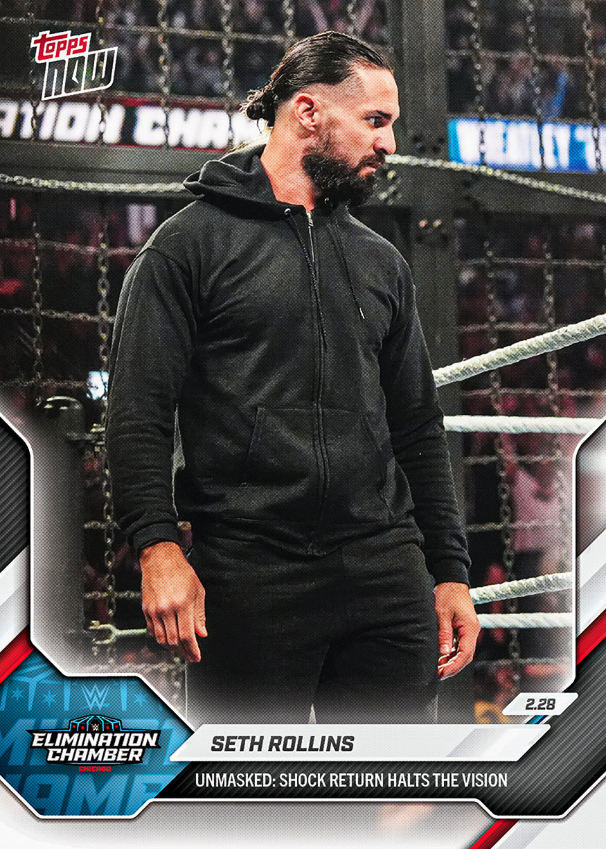 Seth Rollins - 2026 WWE Topps NOW - Card 26 - PR: 1115