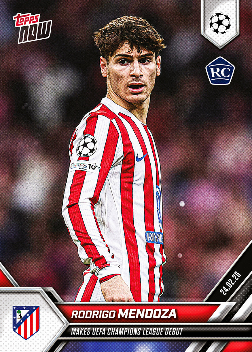 Rodrigo Mendoza - 2025-26 UCL Topps NOW - Card 95 - PR: 280
