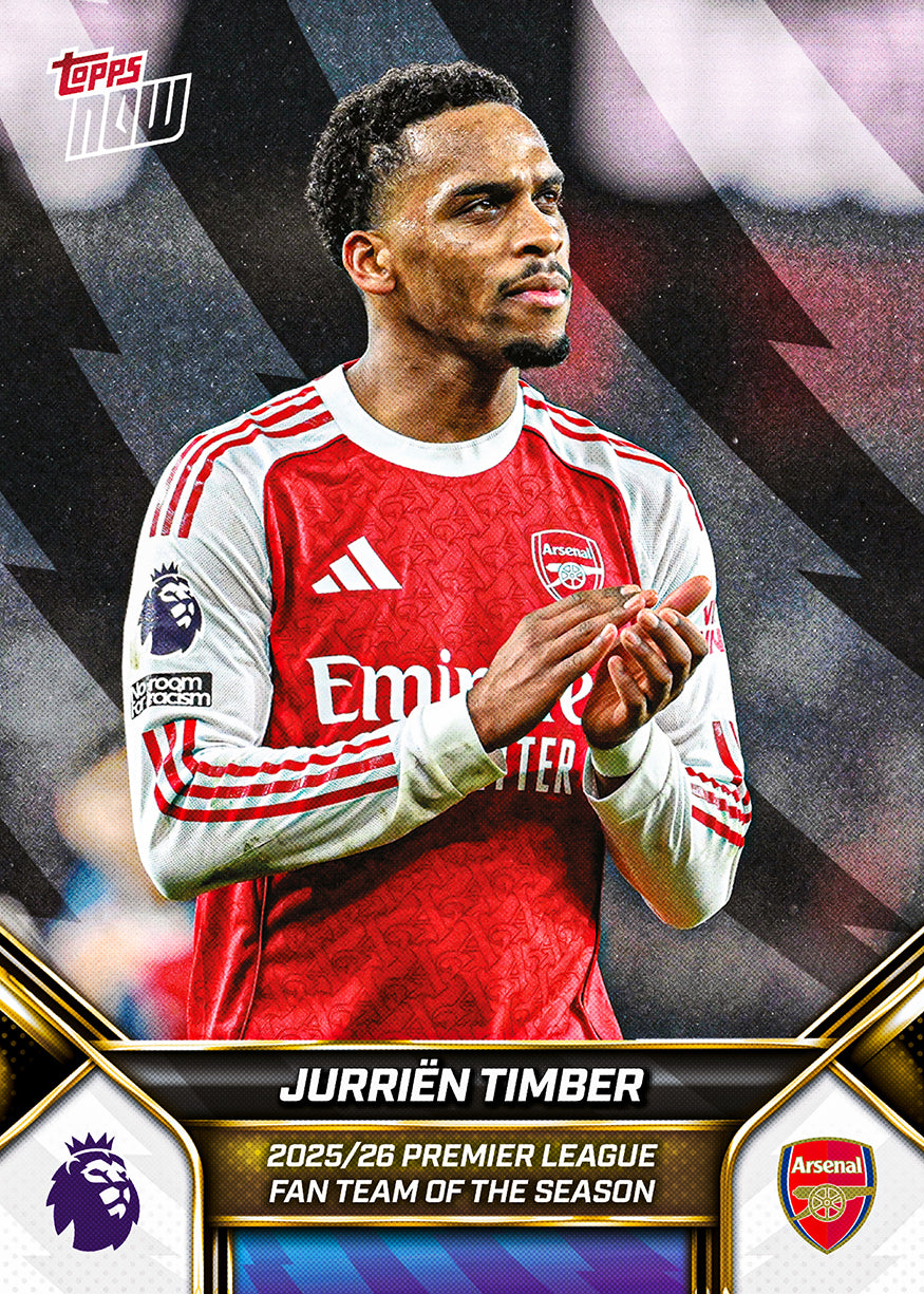 Alternative view of Premier League Team of the Season - Premier League Topps NOW 12-Card Set