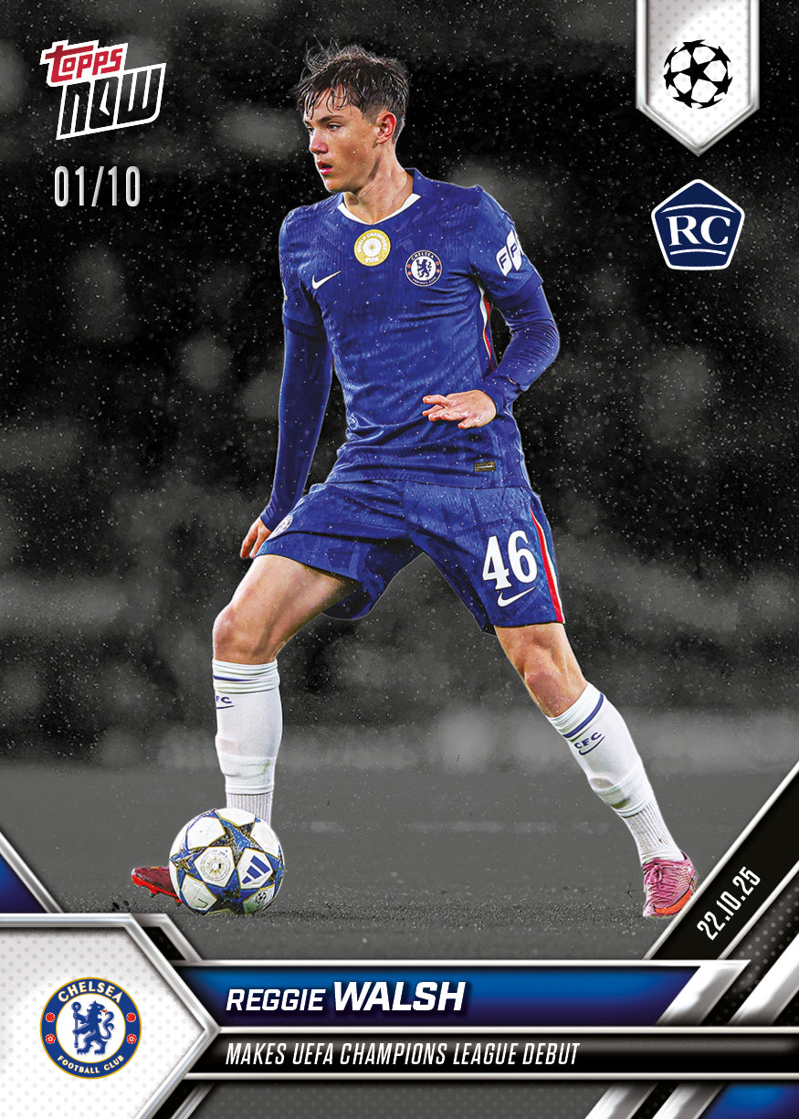 Reggie Walsh - 2025-26 UCL Topps NOW - Card 40 - PR: 850 - Image 3