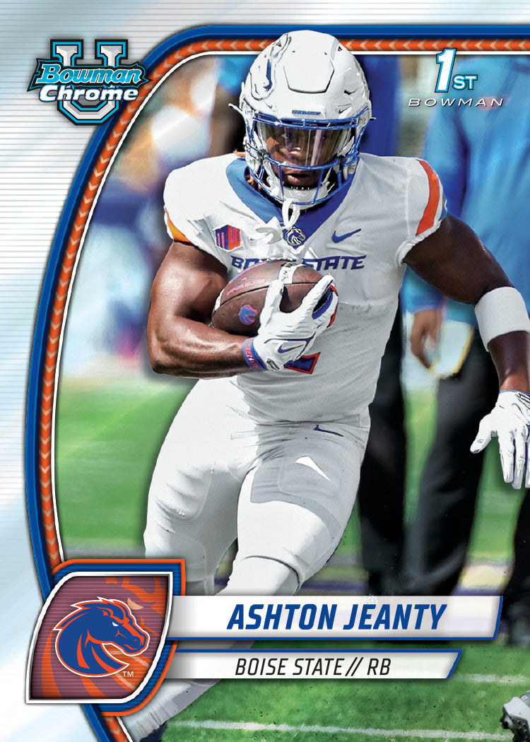 Alternative view of 2024 Bowman University Chrome Football - Jumbo Box