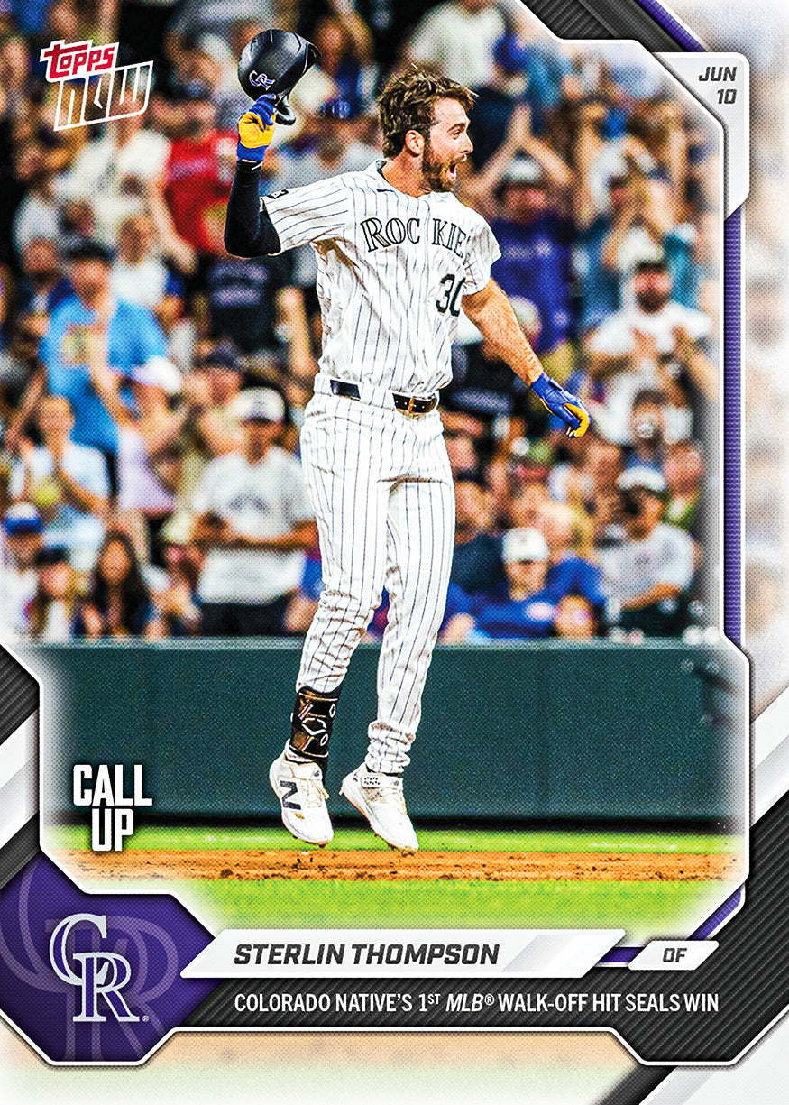 Sterlin Thompson - 2026 MLB Topps NOW - Card 317 - PR: 515