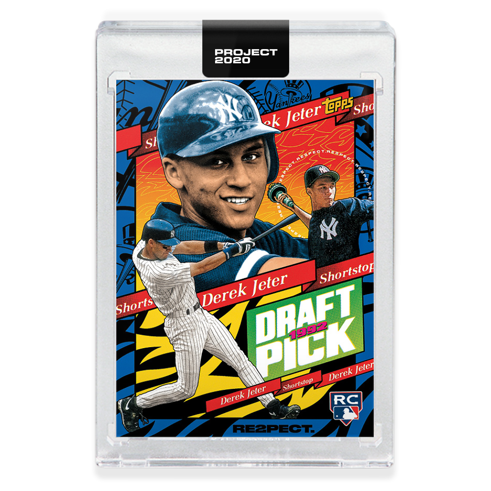 Topps PROJECT 2020 Card 200 - 1993 Derek Jeter by Tyson Beck - Print Run: 7285