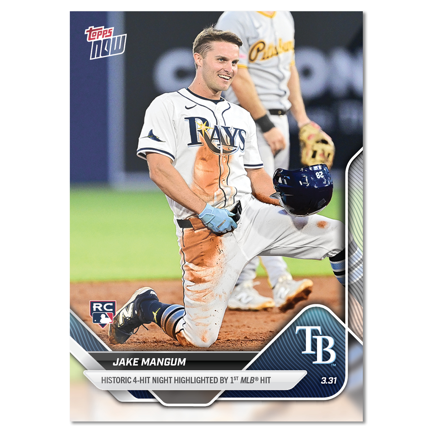 Jake Mangum - 2025 MLB Topps NOW - Card 25 - PR: 1543