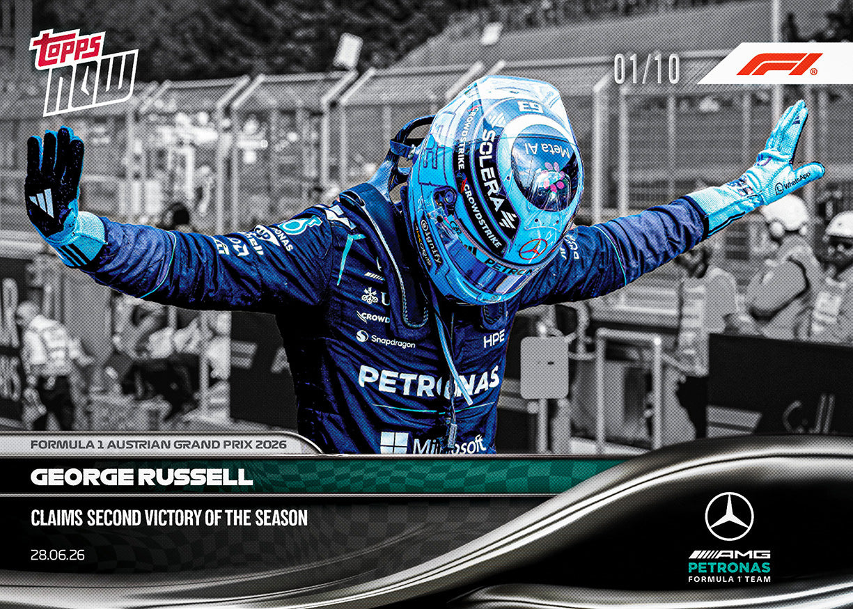 George Russell - 2026 Formula 1 Topps NOW - Card 42 - PR: 7349 - Image 4
