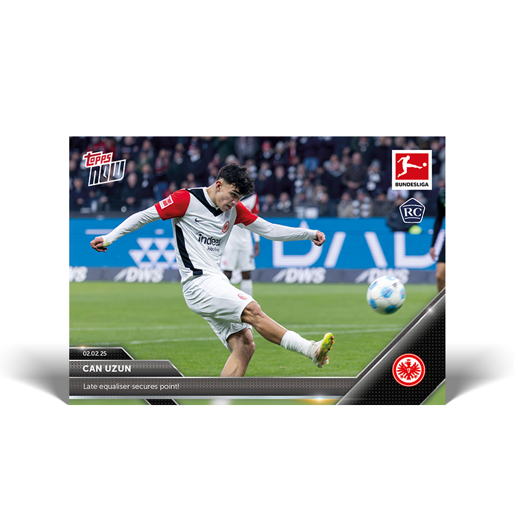 Can Uzun - Late equaliser secures point! - 24/25 Bundesliga Topps NOW Card 115 - PR: 208