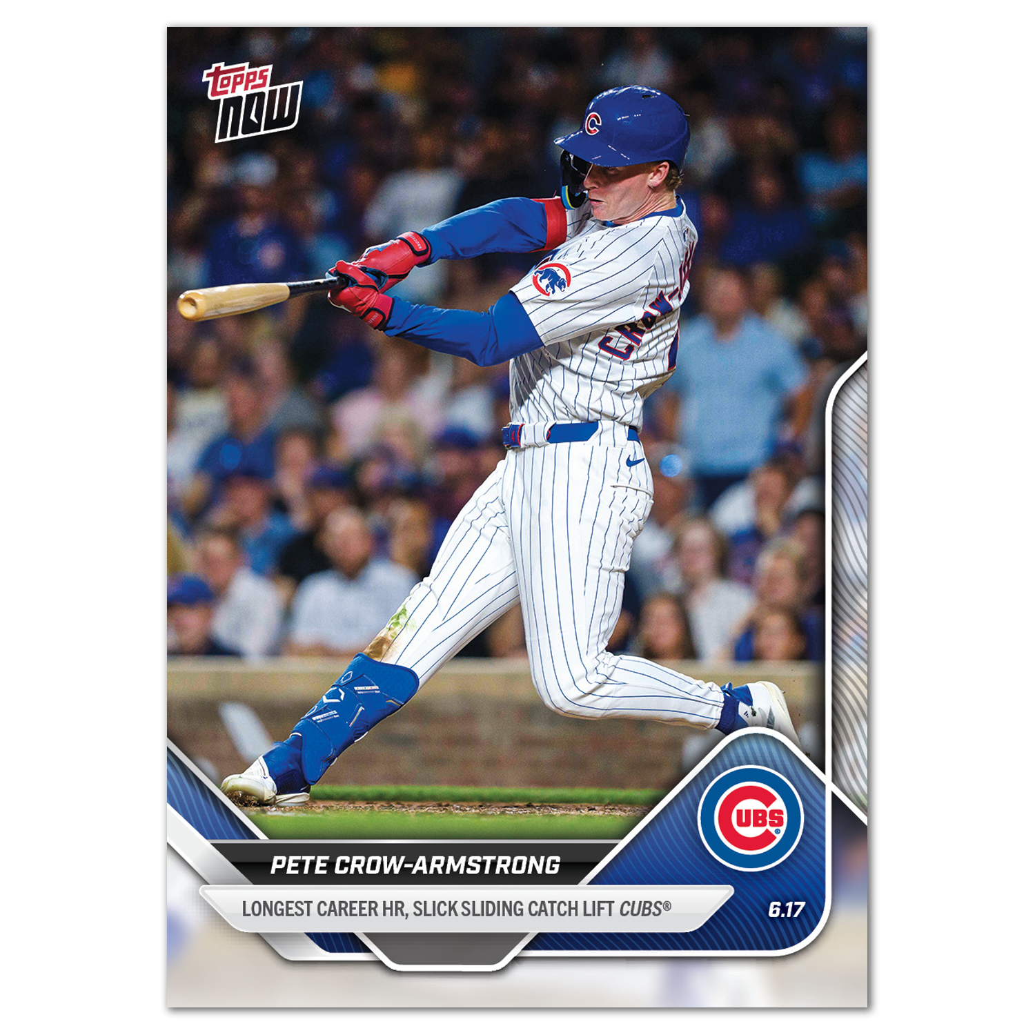 Pete Crow-Armstrong - 2025 MLB Topps NOW - Card 311 - PR: 1701