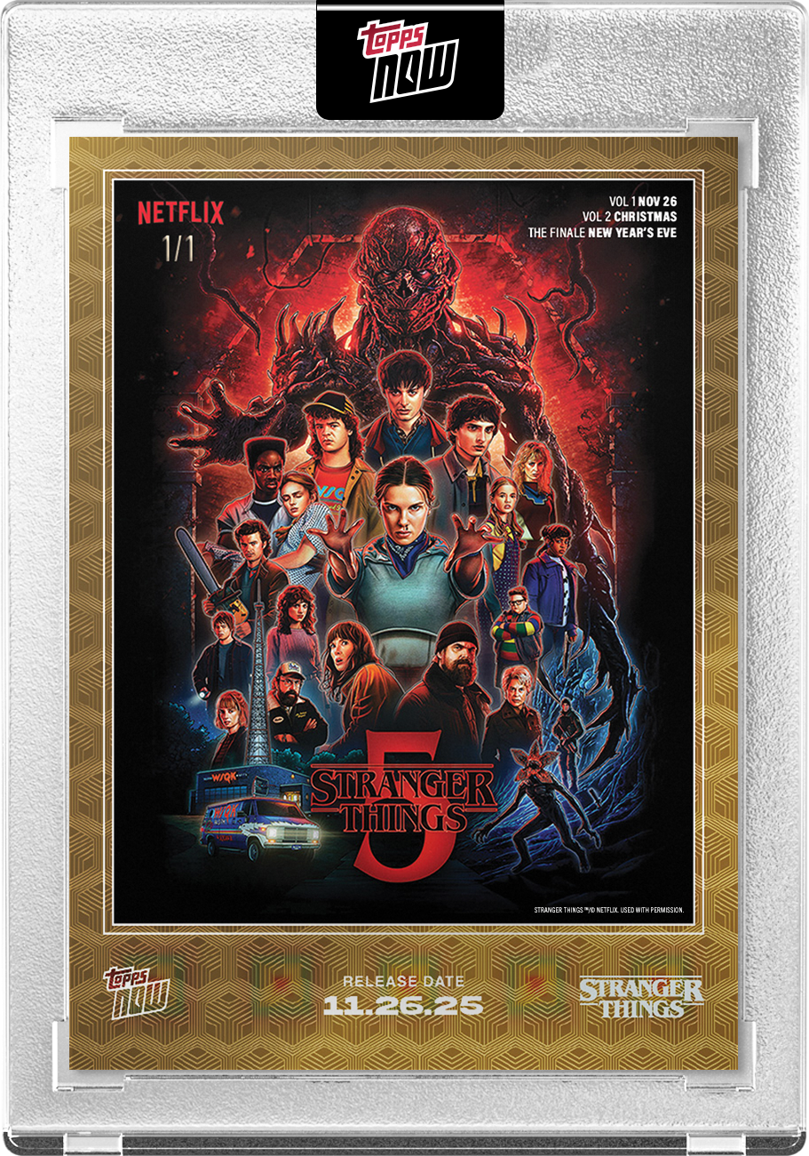 Alternative view of 2025 Stranger Things Topps NOW Card STRA - PR: 128816