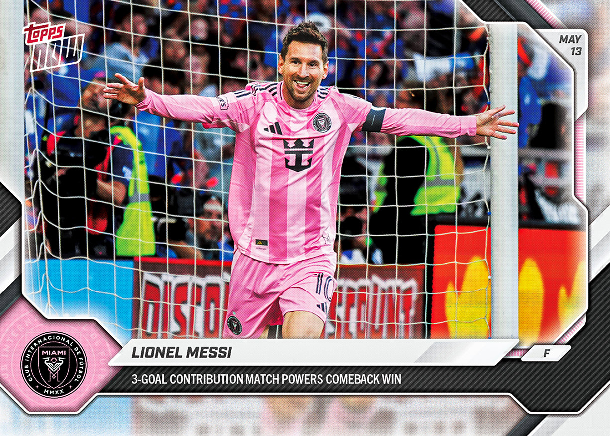Lionel Messi - 2026 MLS Topps NOW - Card 45 - PR: 3568