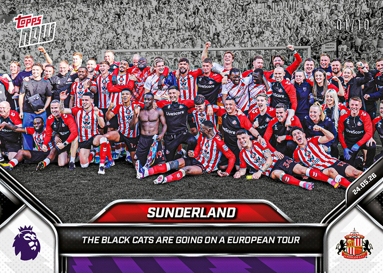 Sunderland - 2025-26 Premier League Topps NOW - Card 205 - PR: 1300 - Image 4