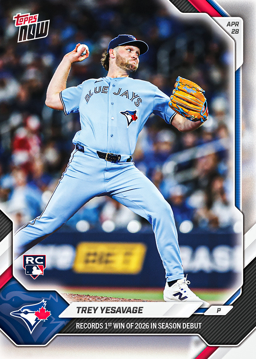 Trey Yesavage - 2026 MLB Topps NOW - Card 135 - PR: 2268
