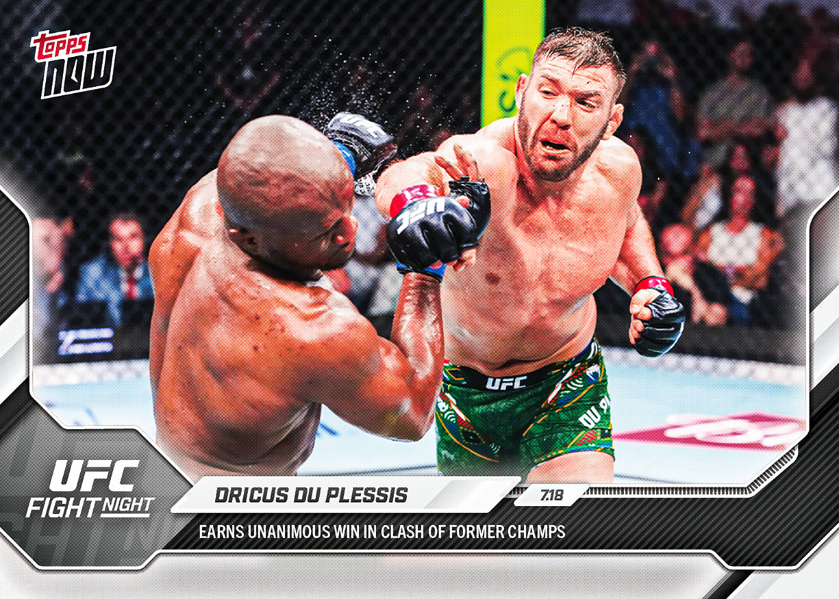 Dricus Du Plessis - 2026 UFC Topps NOW - Card 27 - PR: 534