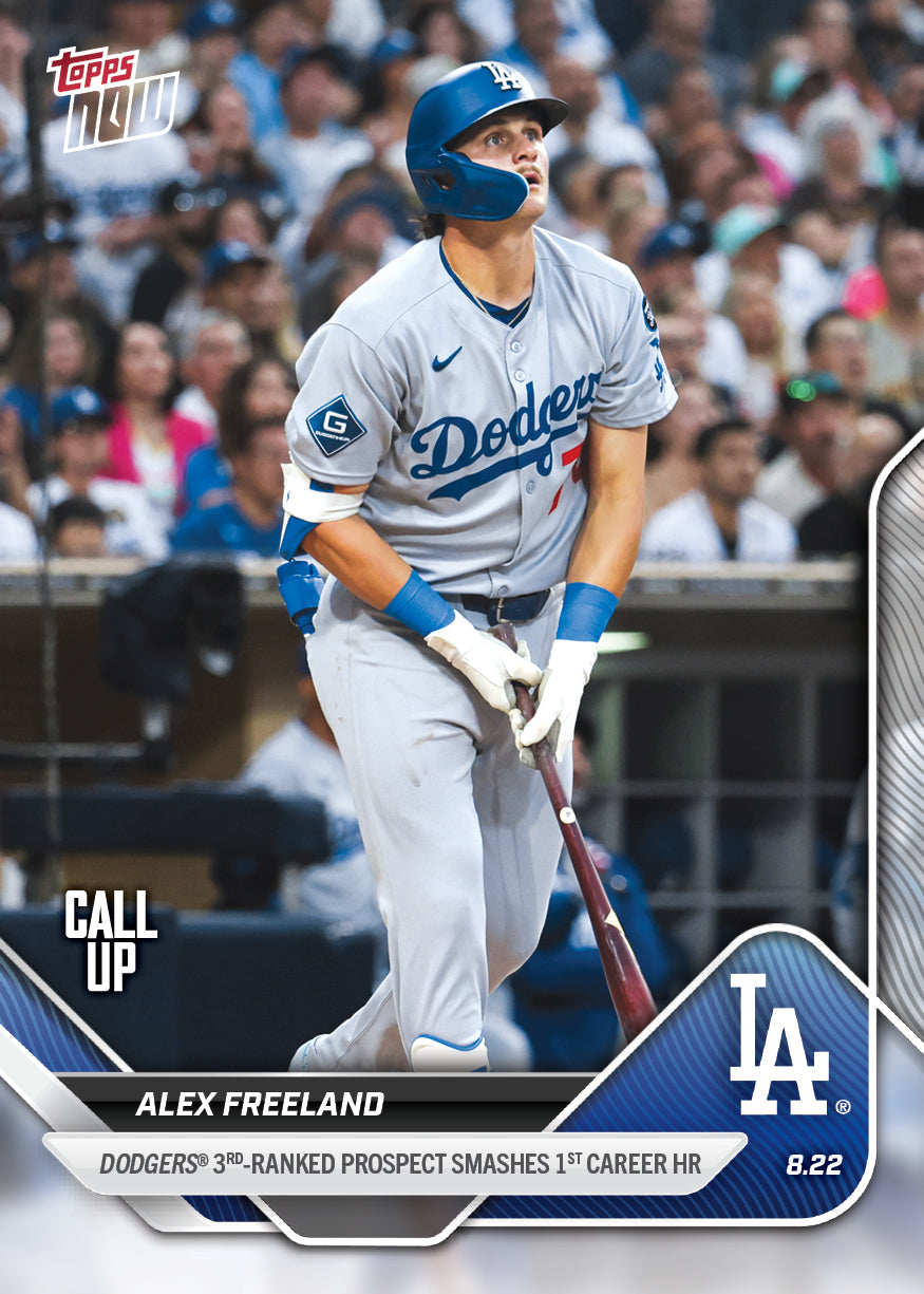 Alex Freeland - 2025 MLB Topps NOW - Card 594 - PR: 1277