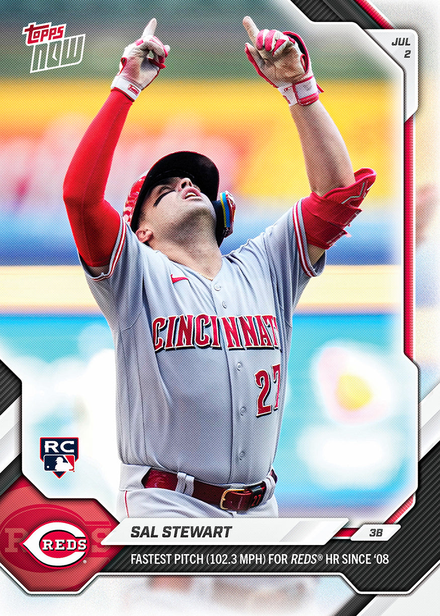 Sal Stewart - 2026 MLB Topps NOW - Card 407 - PR: 1035