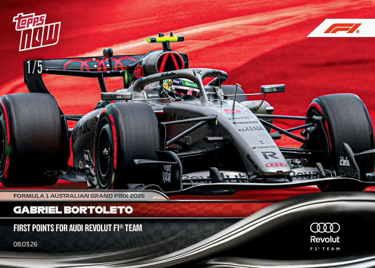Gabriel Bortoleto - 2026 Formula 1 Topps NOW - Card 16 - PR: 1700 - Image 3