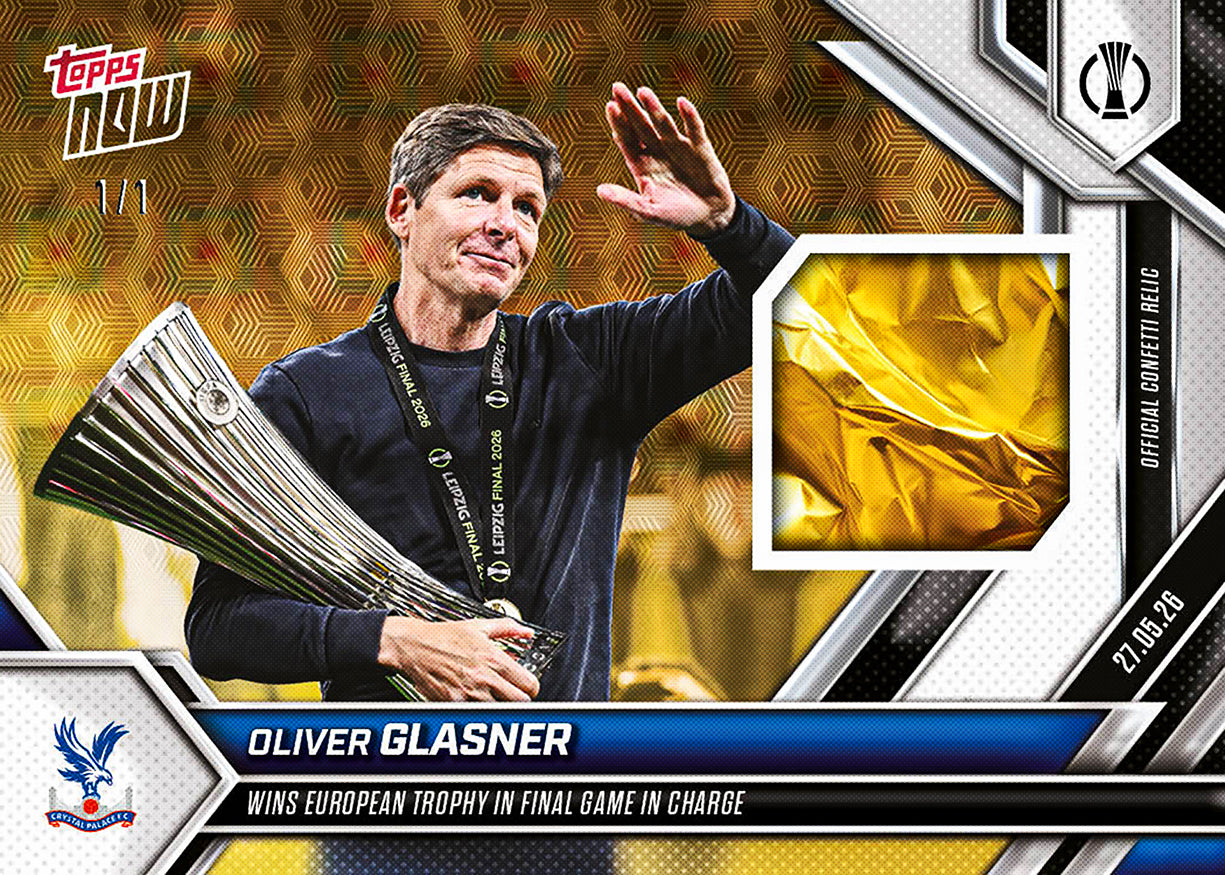 Oliver Glasner - 2025-26 UECL Topps NOW - Card 15 - PR: 348 - Image 2