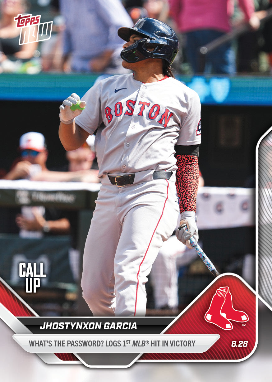 Jhostynxon Garcia - 2025 MLB Topps NOW - Card 622 - PR: 1490