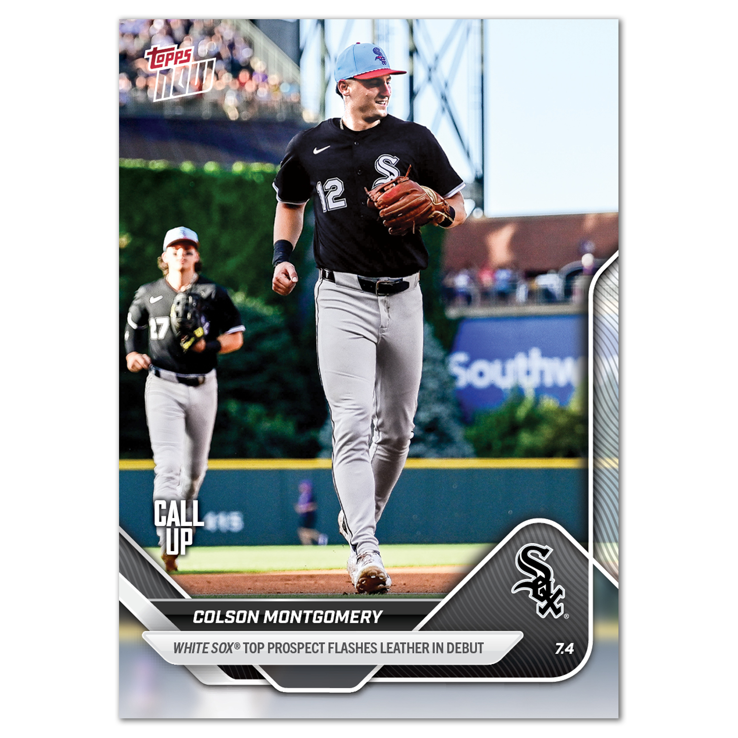 Colson Montgomery - 2025 MLB Topps NOW - Card 387 - PR: 1548