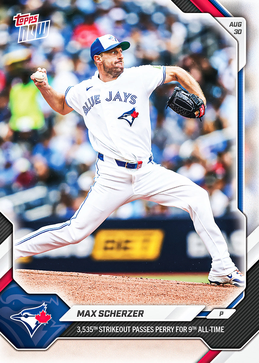Max Scherzer - 2026 MLB Topps NOW - Card 618 - PR: 1290