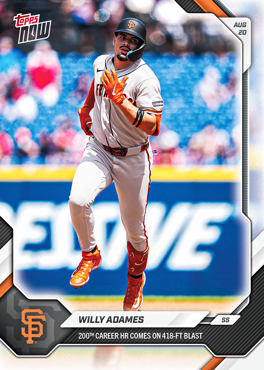 Willy Adames - 2026 MLB Topps NOW - Card 575 - PR: 437