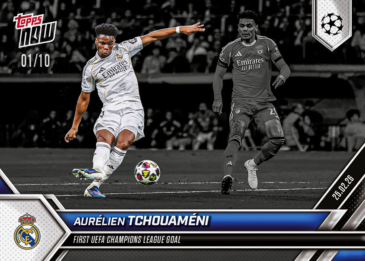 Aurélien Tchouaméni - 2025-26 UCL Topps NOW - Card 98 - PR: 249 - Image 4