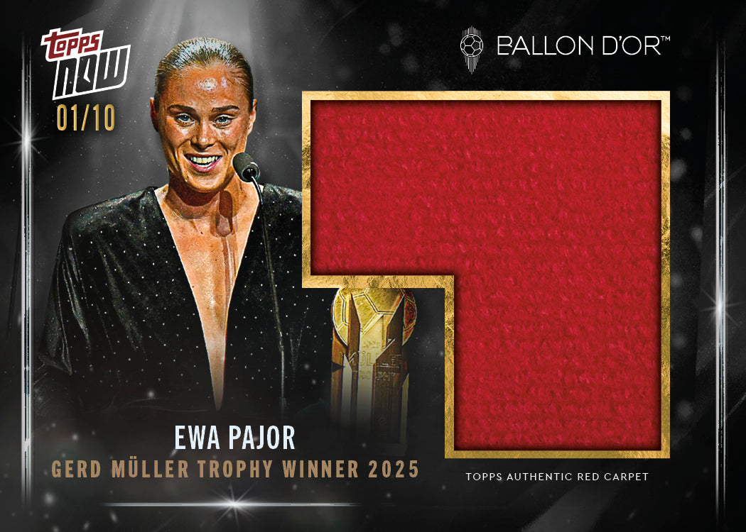 Ewa Pajor - 2025 Ballon d'Or Topps NOW - Card 4 - LOOK FOR AUTO & RELICS - PR: 538 - Image 5