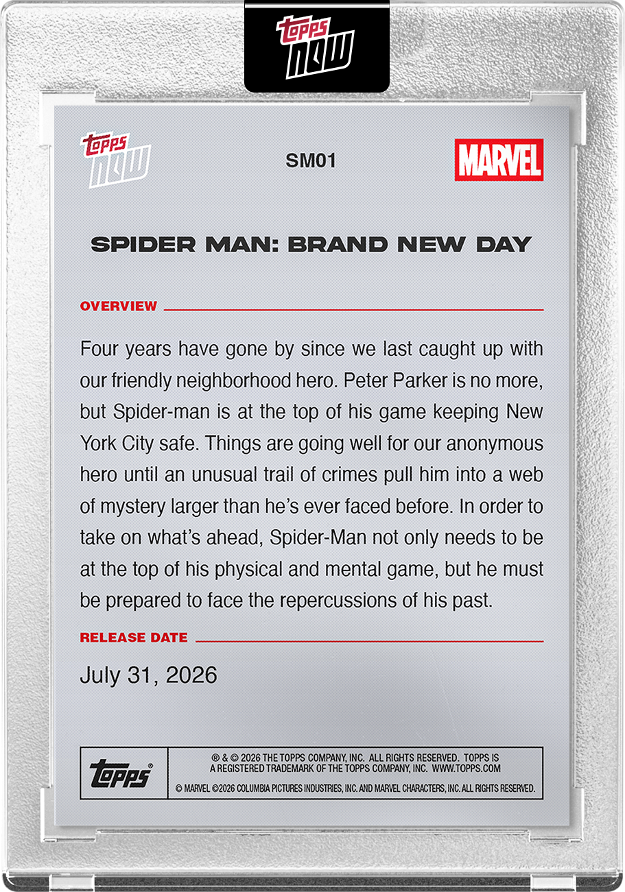 2026 Marvel Topps Now Spider-Man Brand New Day - PR: 33838 - Image 5