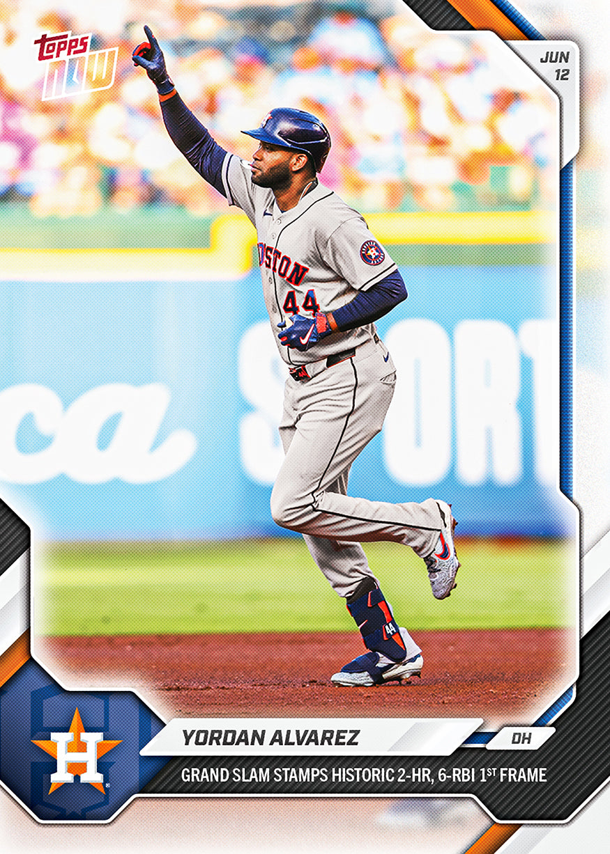 Yordan Alvarez - 2026 MLB Topps NOW - Card 322 - PR: 799