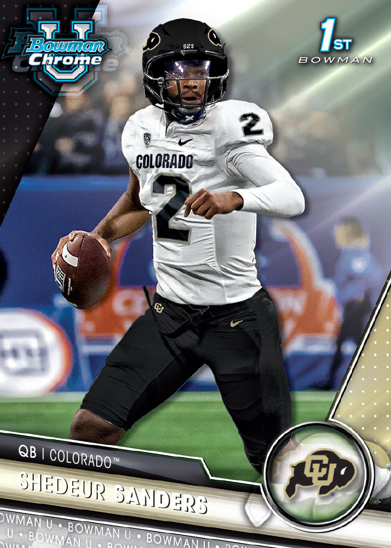 2023 Bowman University Chrome Football - HTA Box - Image 3