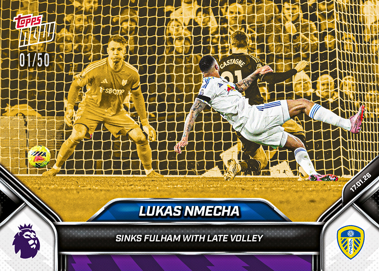 Lukas Nmecha - 2025-26 Premier League Topps NOW - Card 109 - PR: 225 - Image 6