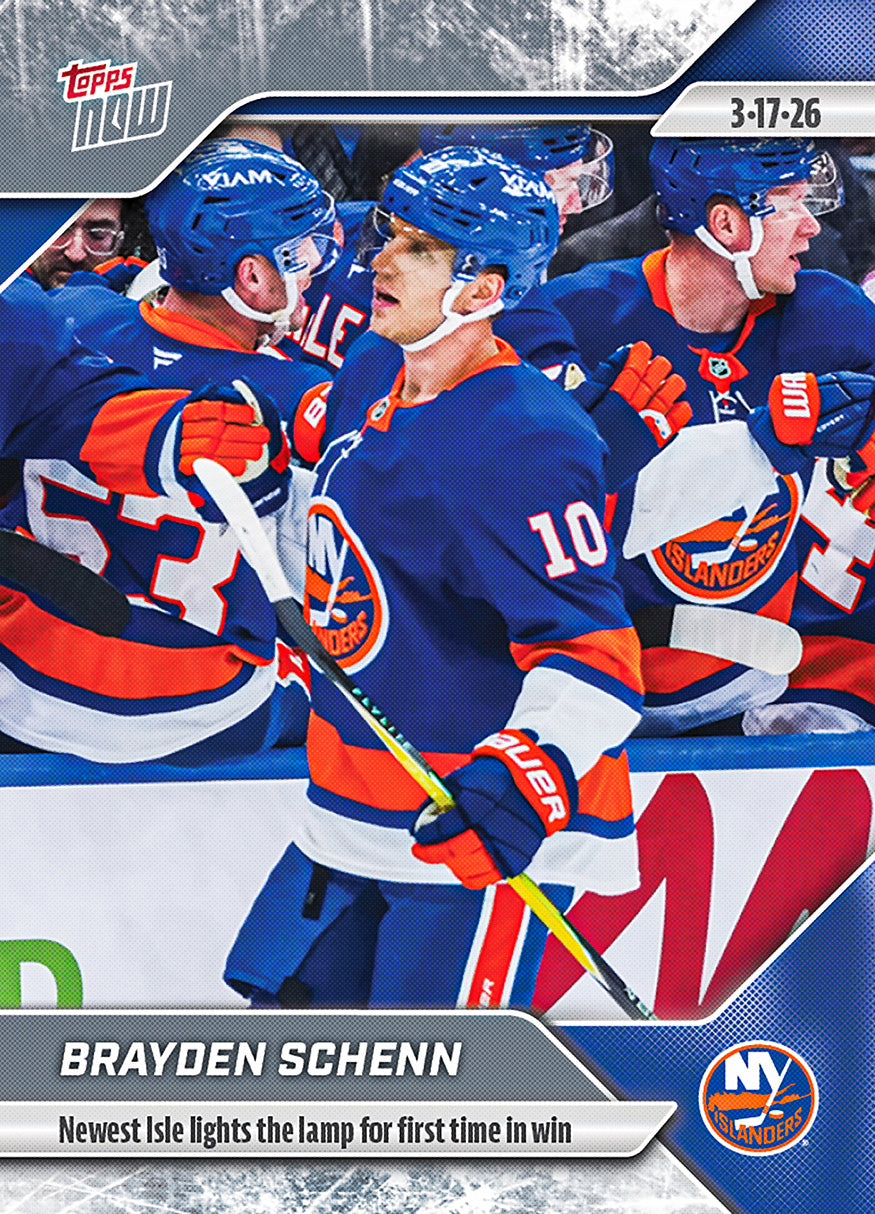 Brayden Schenn - 2025-26 NHL Topps NOW - Sticker # 123 Pack - PR:85
