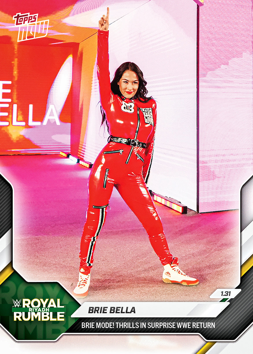 Brie Bella - 2026 WWE Topps NOW - Card 15 - PR: 1328