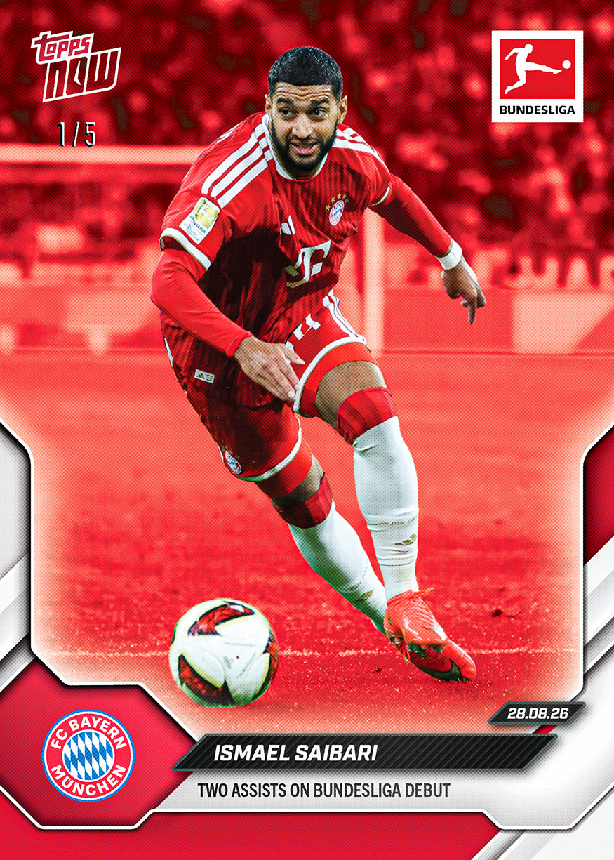 Ismael Saibari - 2026-27 Bundesliga Topps NOW - Card 5 - Image 3