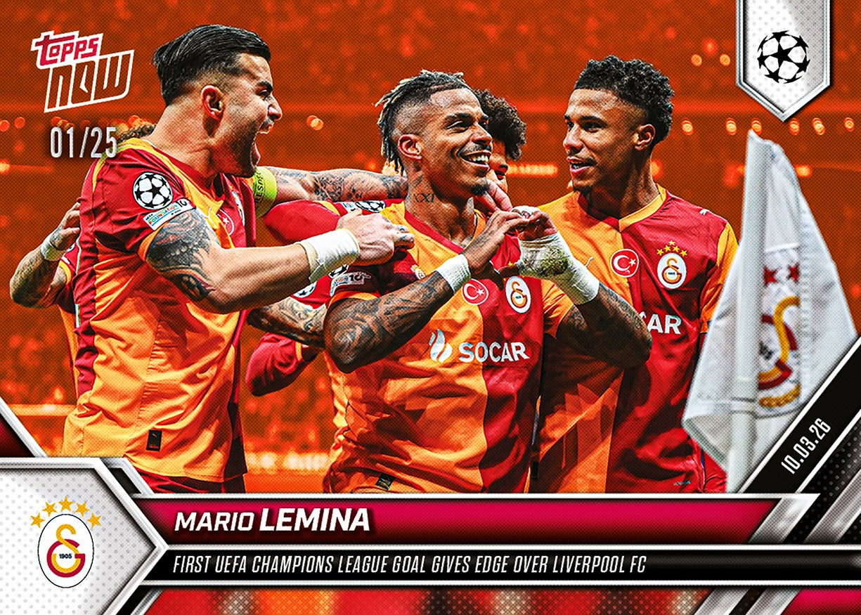 Mario Lemina - 2025-26 UCL Topps NOW - Card 101 - PR: 364 - Image 5