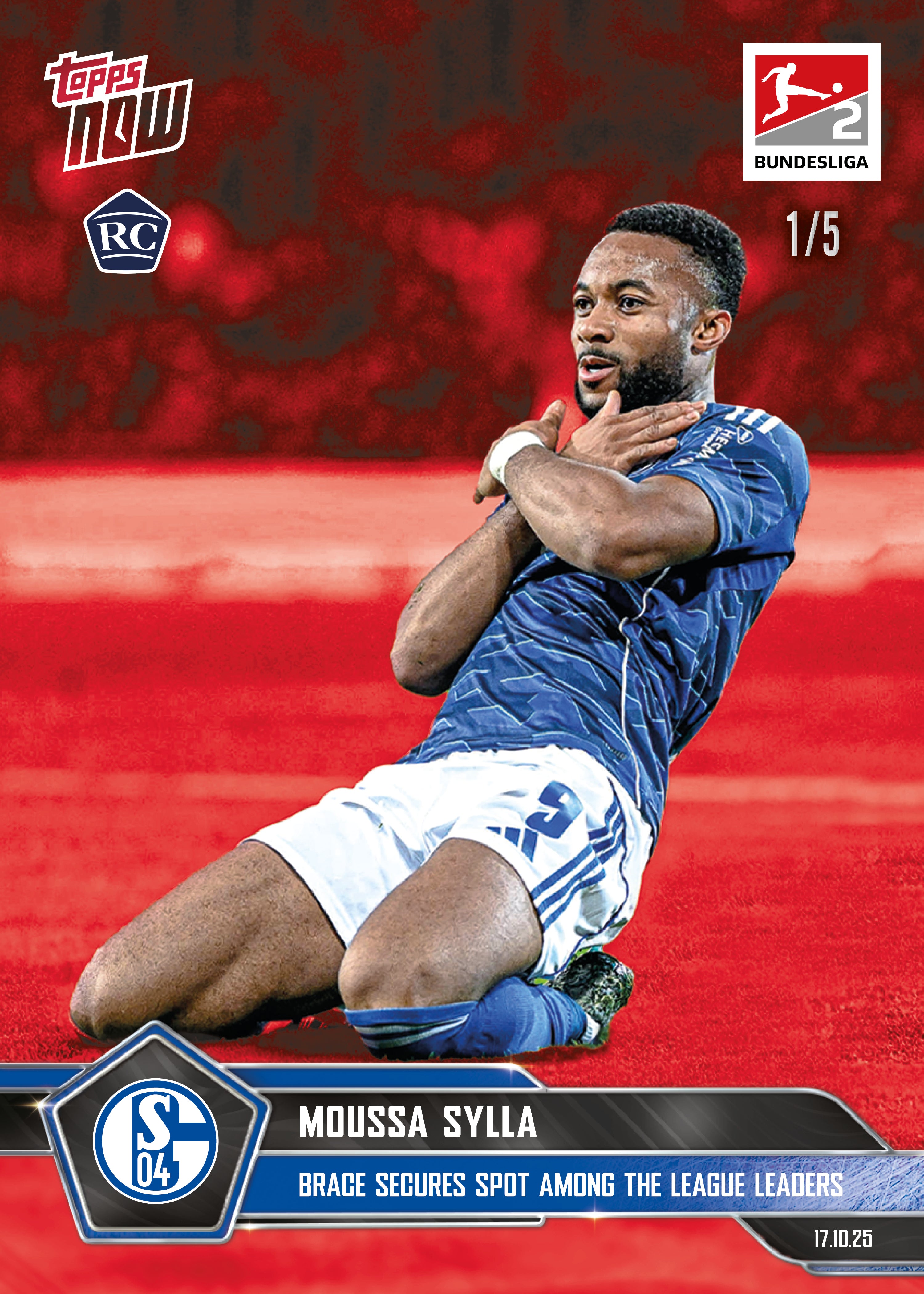 Moussa Sylla - 2025-26 Bundesliga Topps NOW - Card 41 - PR: 489 - Image 3