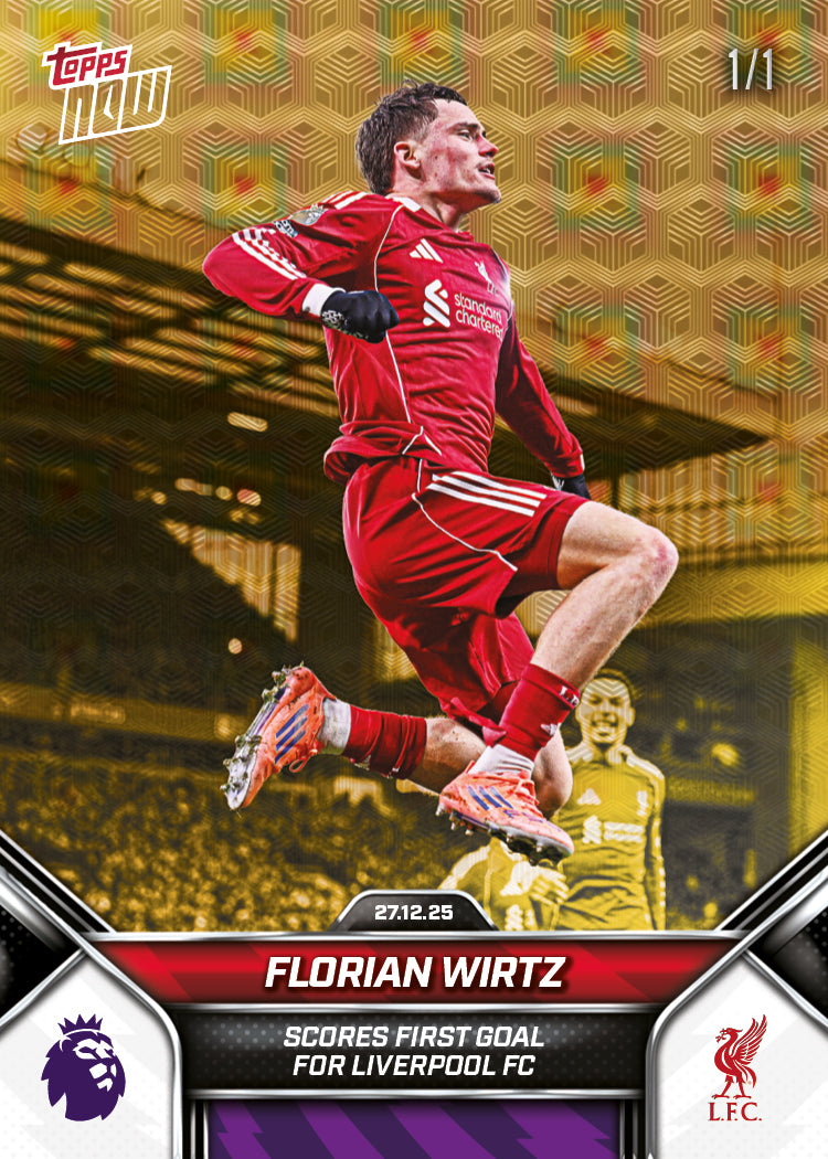 Florian Wirtz - 2025-26 Premier League Topps NOW - Card 89 - PR: 2347 - Image 2