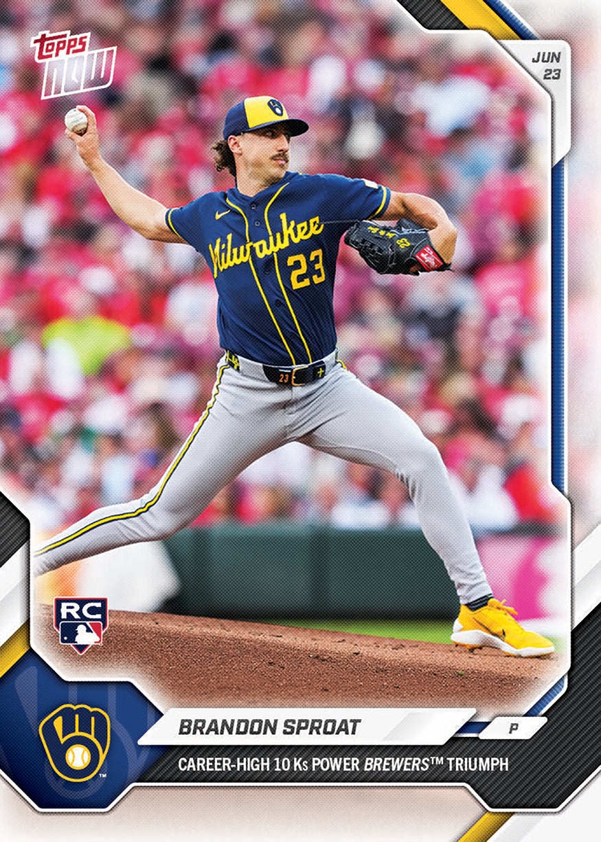 Brandon Sproat - 2026 MLB Topps NOW - Card 371 - PR: 578