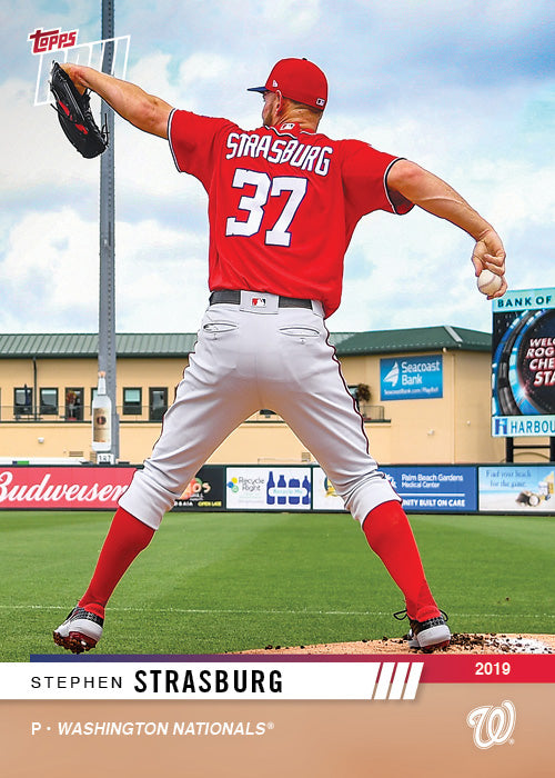 2019 Washington Nationals TOPPS NOW Road To Opening Day 16-Card Team Set - Autograph Edition - Print Run: 502 - Image 10