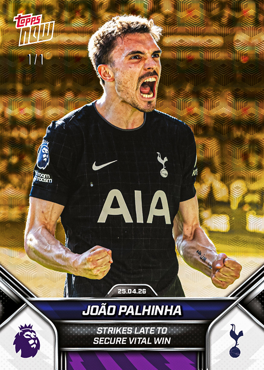 João Palhinha - 2025-26 Premier League Topps NOW - Card 182 - PR: 400 - Image 2