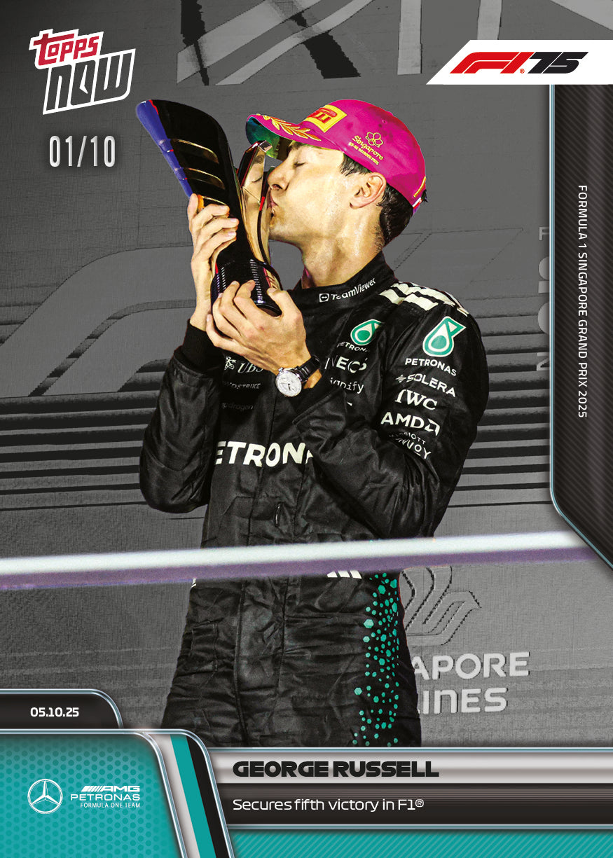 George Russell - 2025 Formula 1 Topps NOW - Card 67 - PR: 2978 - Image 4