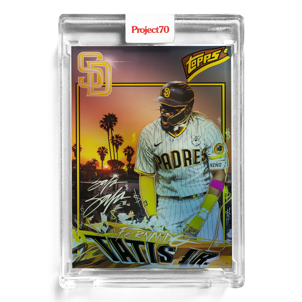 Topps Project70 Card 135 - 1977 Fernando Tatis Jr. by King Saladeen - Print Run: 7076 - Image 3