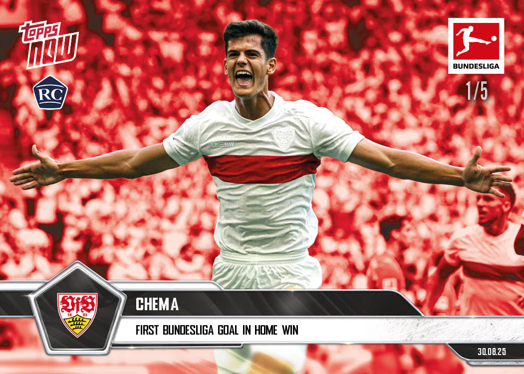 Chema Andrés - 2025-26 Bundesliga Topps NOW - Card 12 - PR: 535 - Image 3