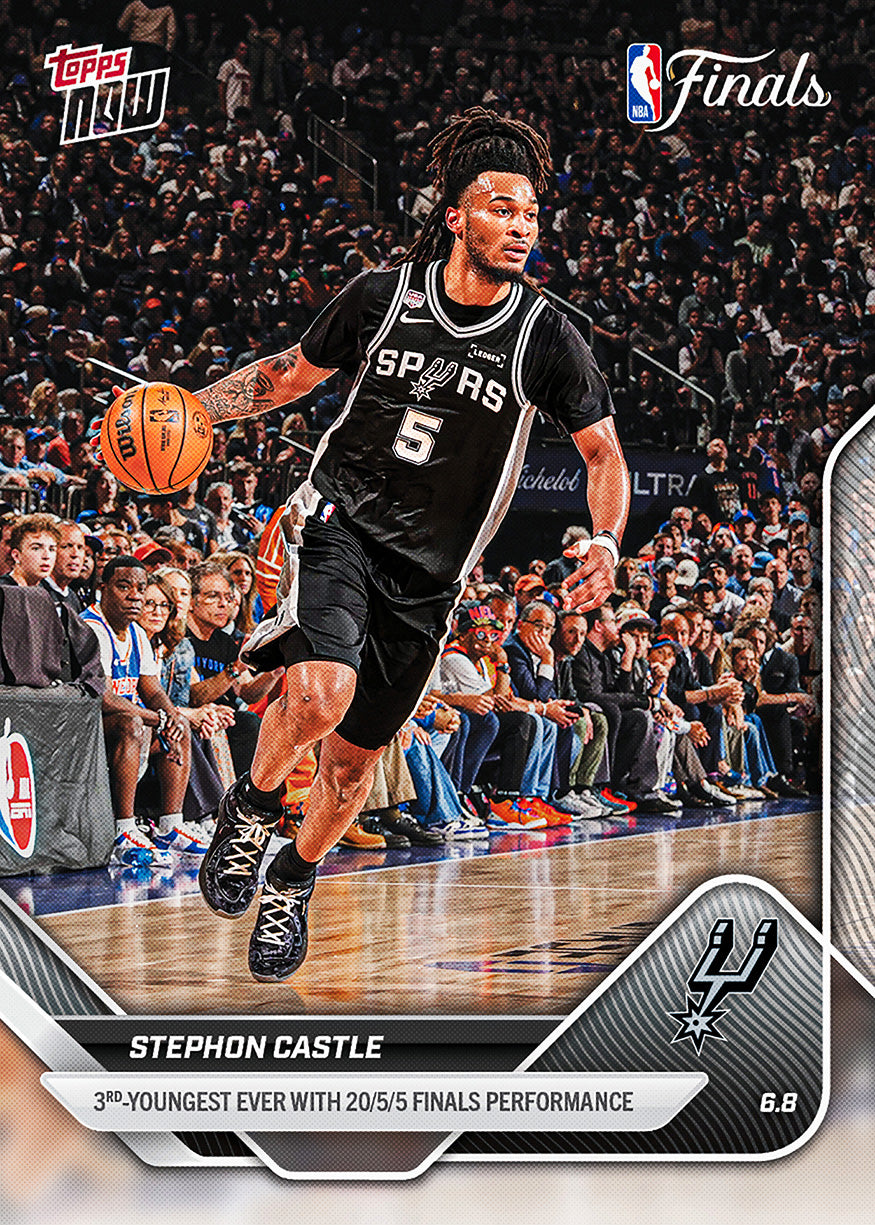 Stephon Castle - 2025-26 NBA Topps NOW - Card 333 - PR: 6508