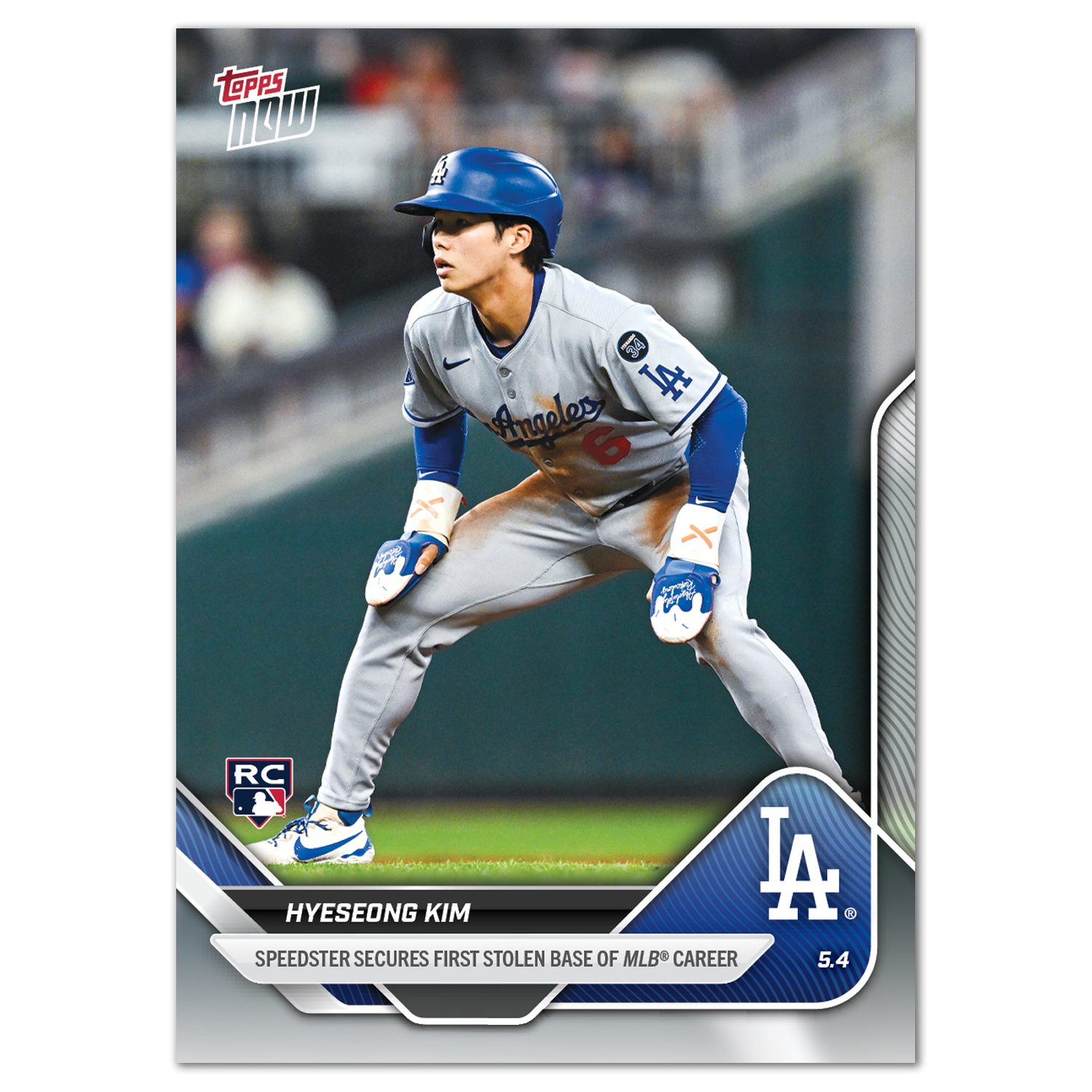 Hyeseong Kim - 2025 MLB Topps NOW - Card 143 - PR: 4100