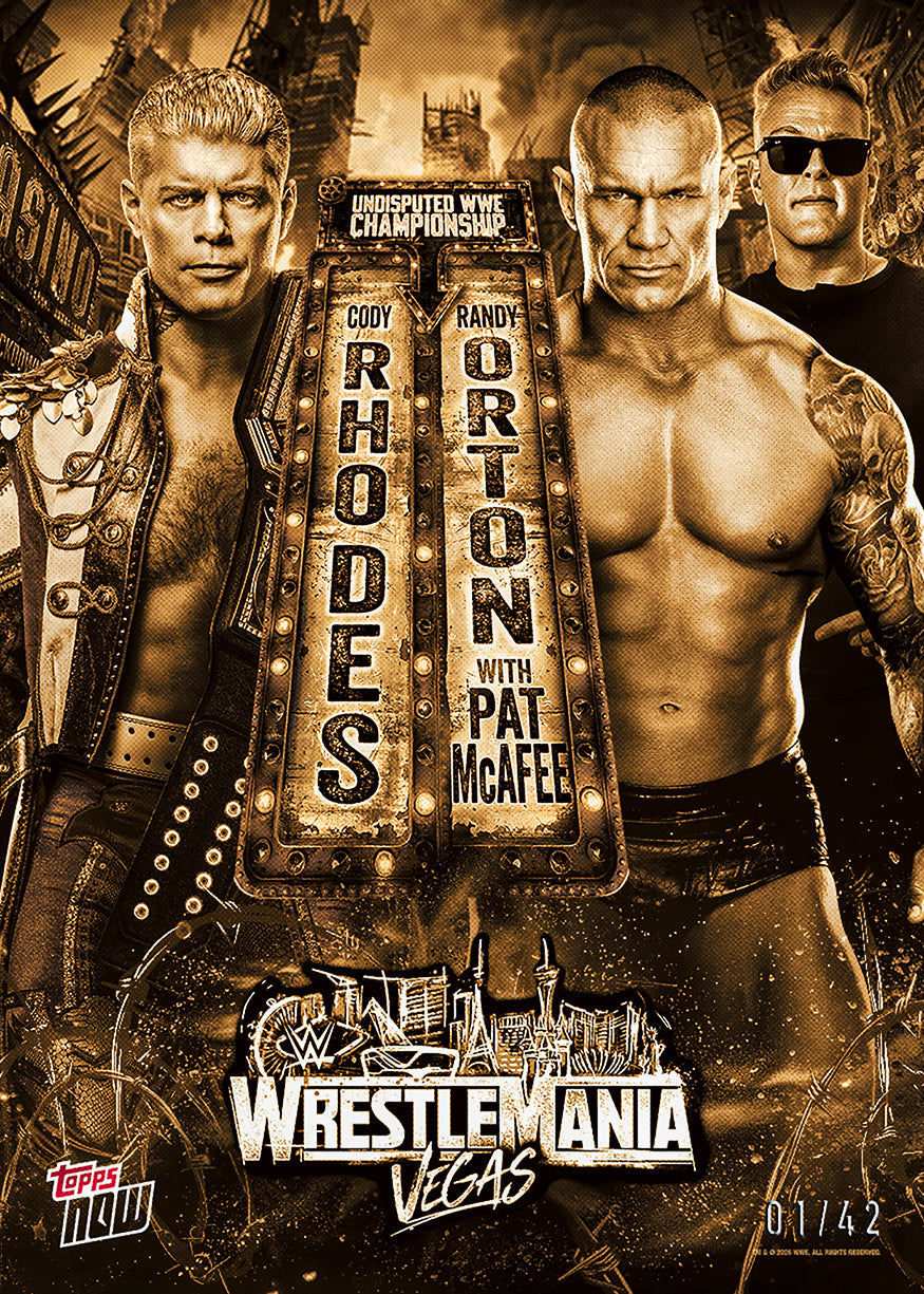 Cody Rhodes / Randy Orton - 2026 WWE Topps NOW - Card WMV2 - PR: 1674 - Image 2
