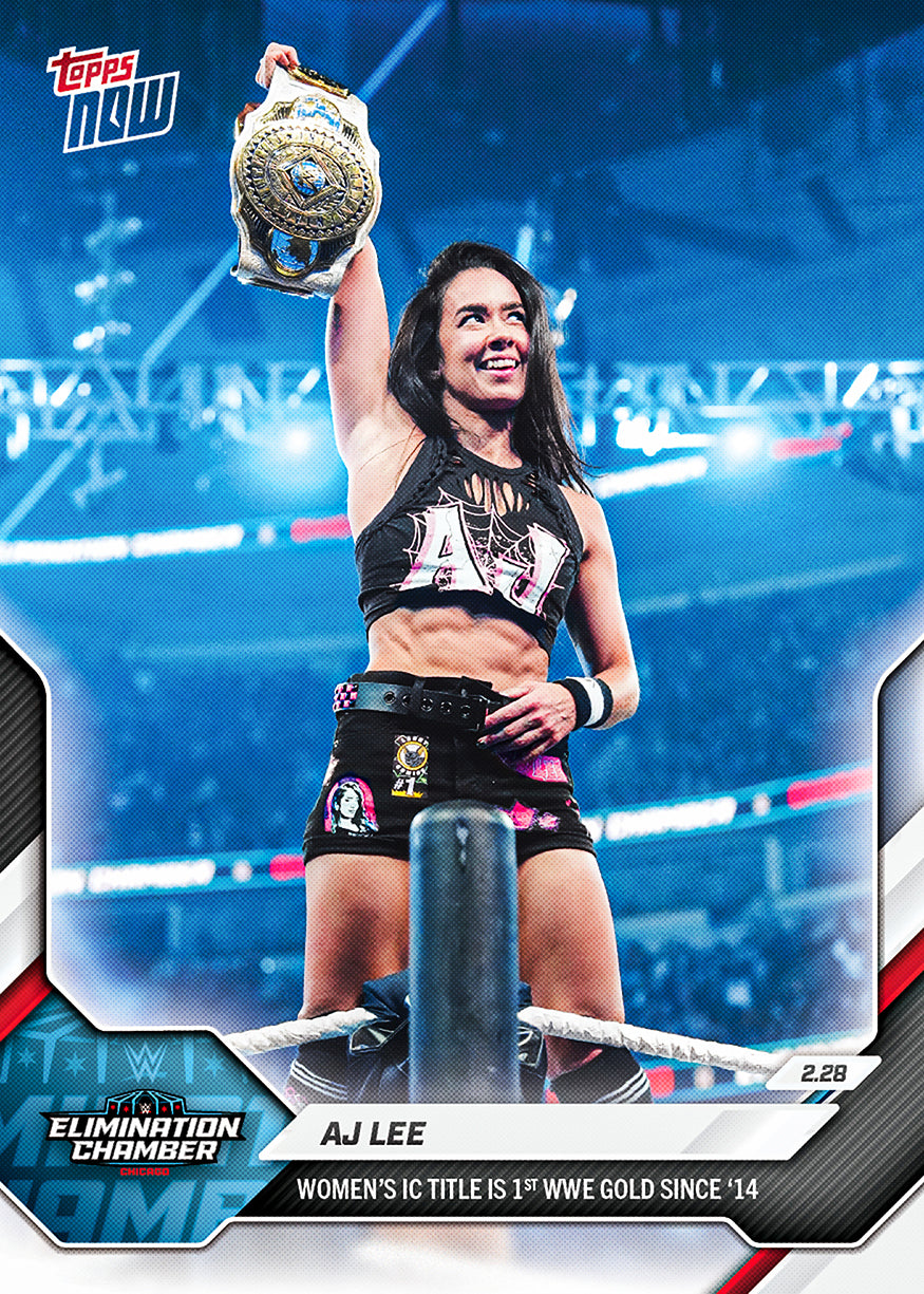 AJ Lee - 2026 WWE Topps NOW - Card 27 - PR: 2991