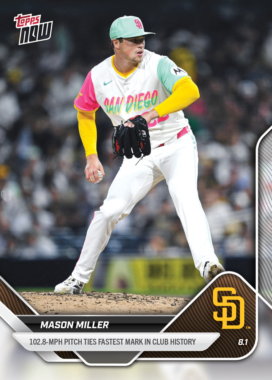 Mason Miller - 2025 MLB Topps NOW - Card 498 - PR: 668