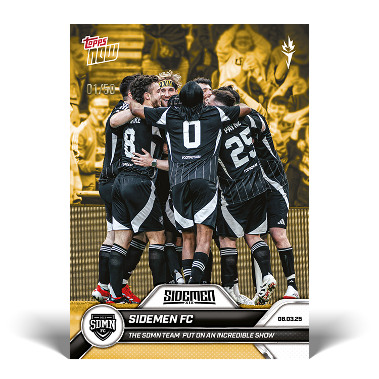 Sidemen FC - 2025 Sidemen Charity Match Topps NOW Card 18 - PR: 539 - Image 6